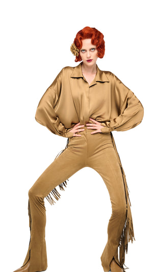 FRINGE SPAT JEANS #6 Thumbnail
