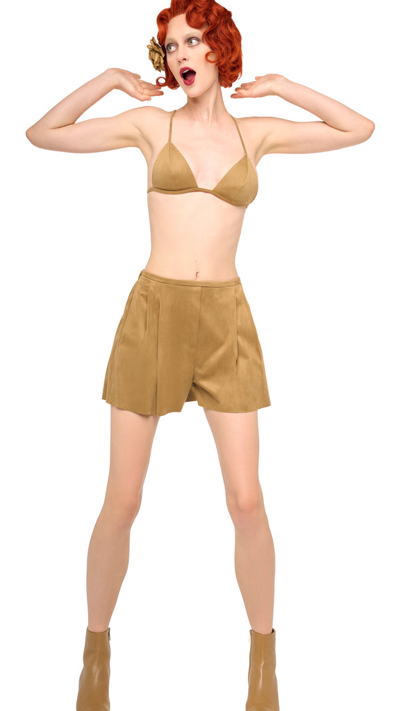 【新品未使用】The toe Piraeus Short Pants camel 5-16-25res25nk13406_ae77db67-