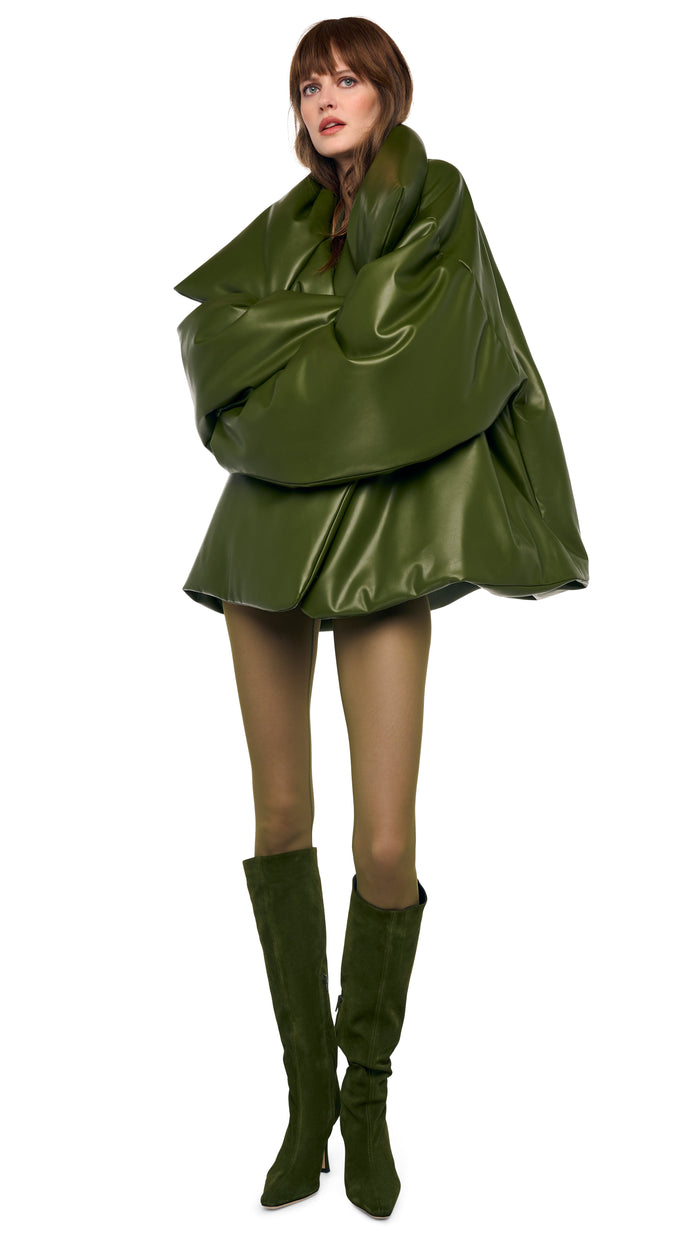 HIGH COLLAR OVERSIZED BOYFRIEND SLEEPING BAG JACKET #10