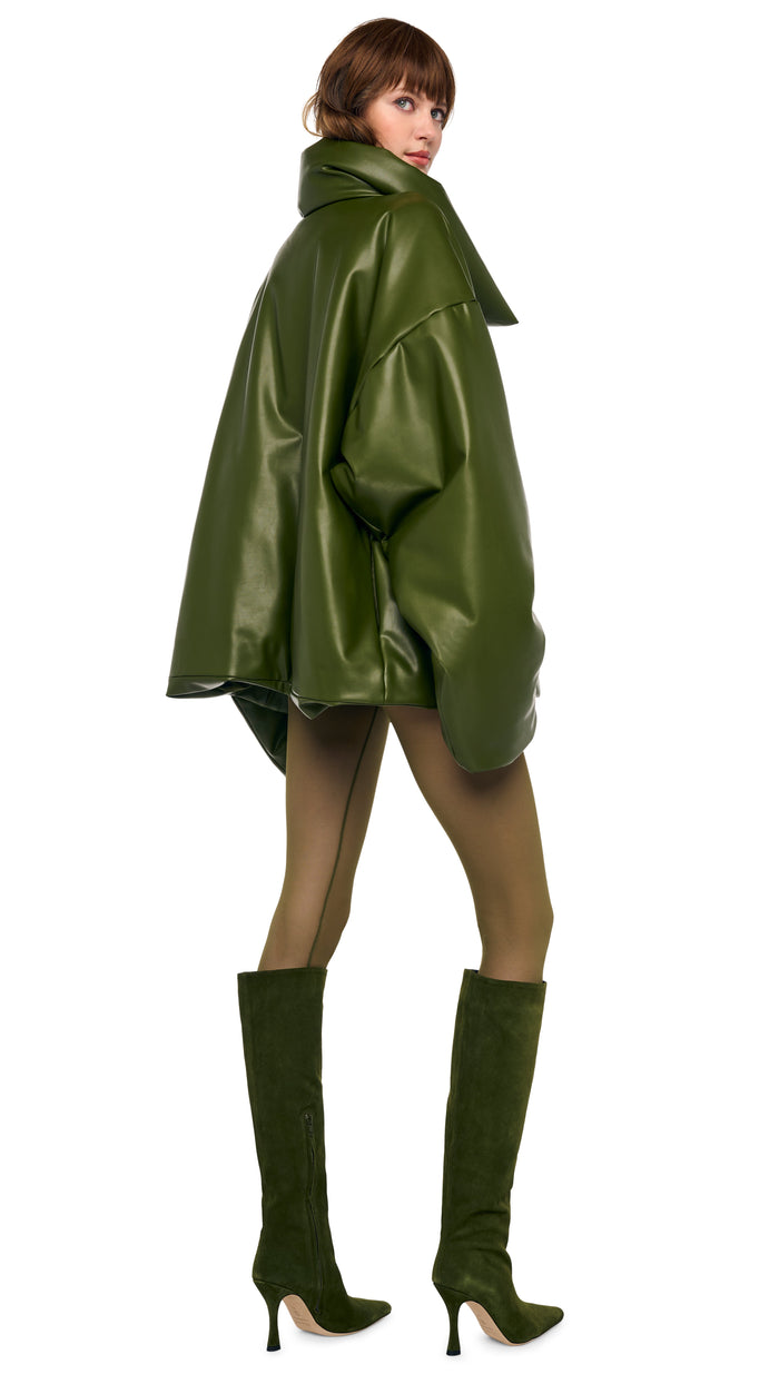 HIGH COLLAR OVERSIZED BOYFRIEND SLEEPING BAG JACKET #8