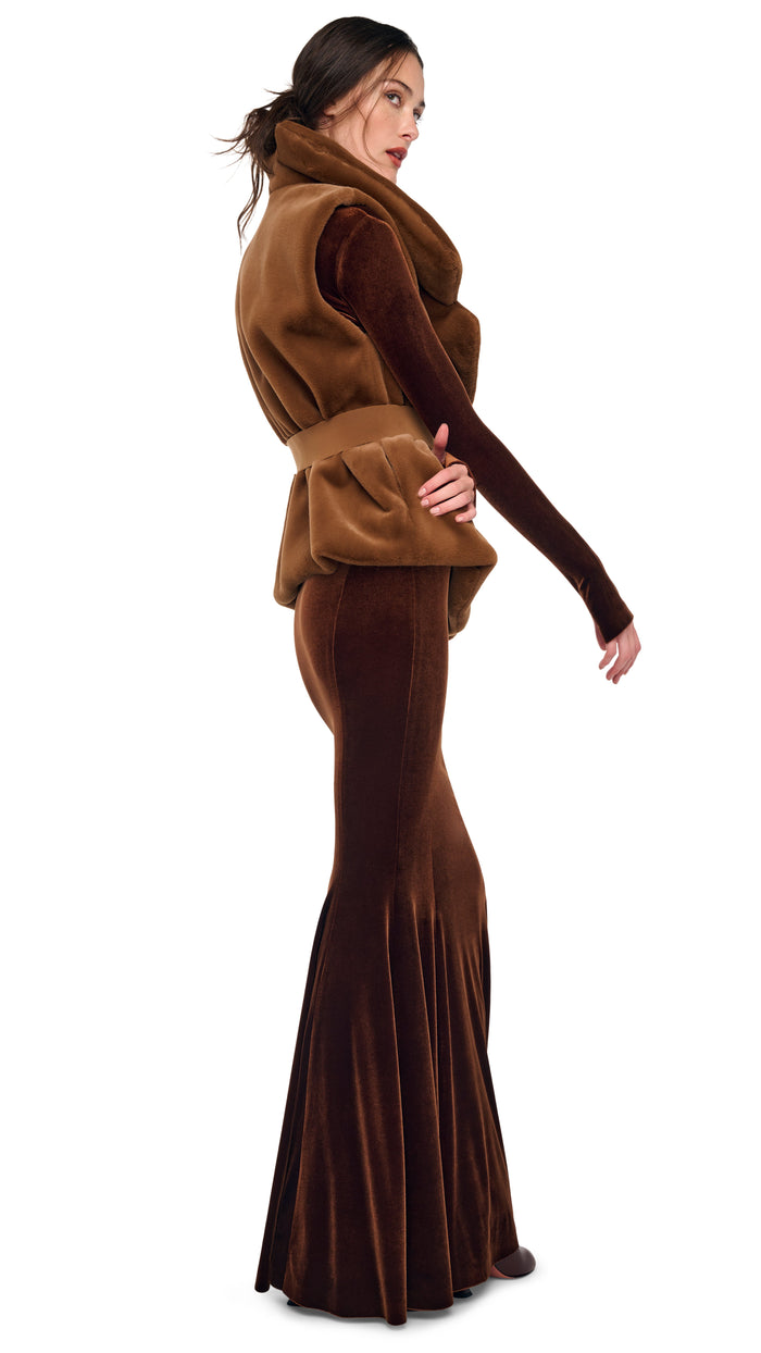 LONG SLEEVE TURTLE FISHTAIL GOWN #7