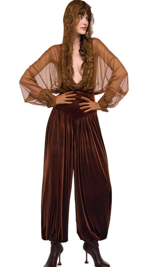 HOODED OVERSIZED NK BODYSUIT W/ LACE #5 Thumbnail