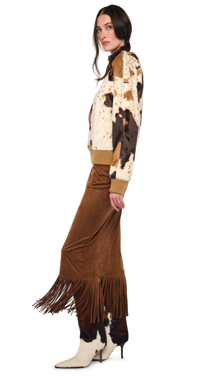 FRINGE SKIRT TO MIDCALF #3