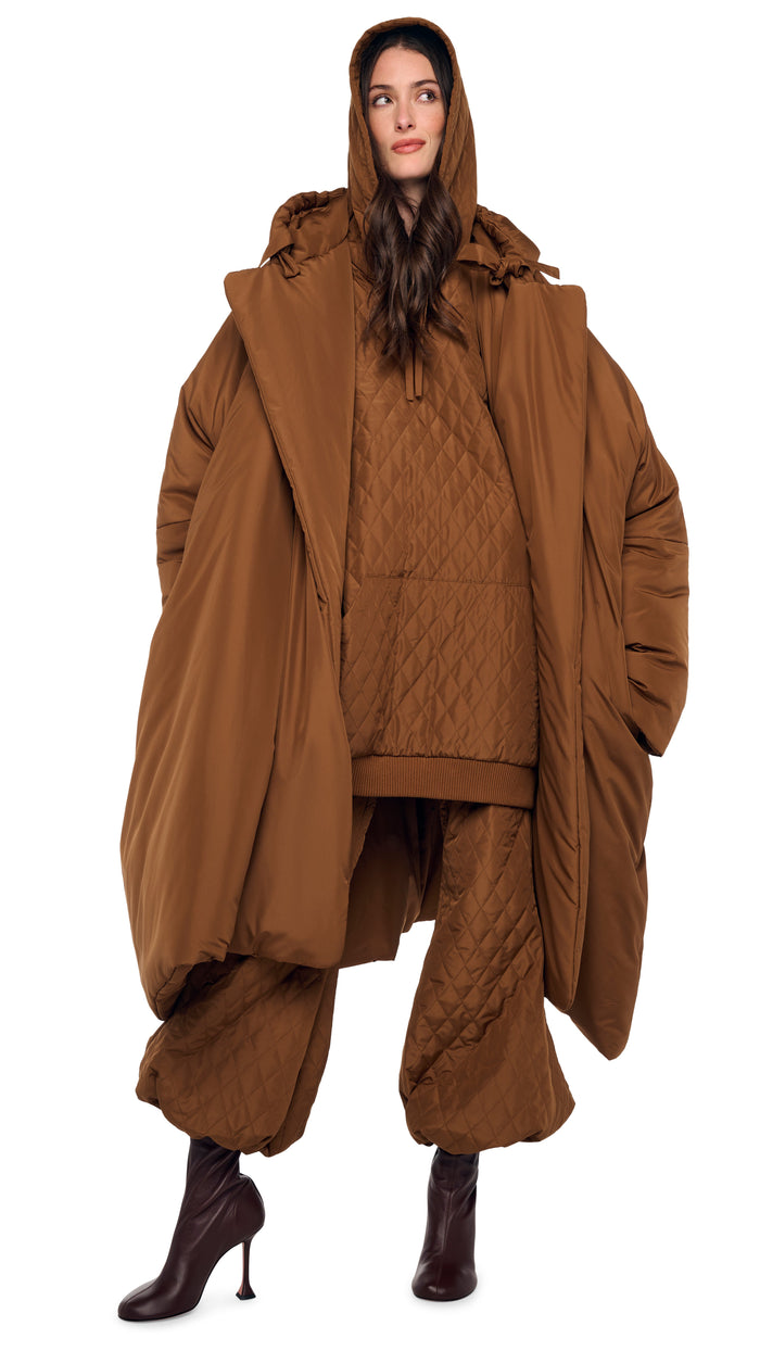 HOODED BLANKET SLEEPING BAG COAT #12