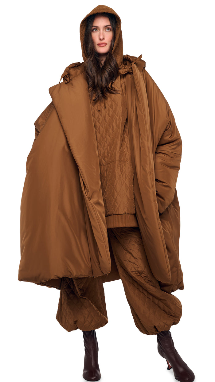 HOODED BLANKET SLEEPING BAG COAT #8