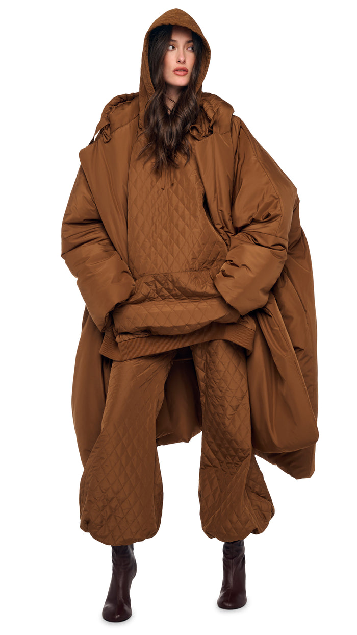 HOODED BLANKET SLEEPING BAG COAT #10