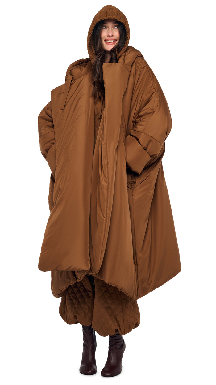 HOODED BLANKET SLEEPING BAG COAT #7
