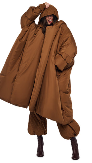 HOODED BLANKET SLEEPING BAG COAT #2 Thumbnail
