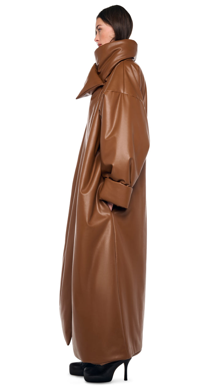 HIGH COLLAR OVERSIZED BOYFRIEND SLEEPING BAG COAT #6