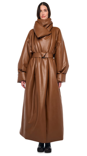 HIGH COLLAR OVERSIZED BOYFRIEND SLEEPING BAG COAT #2 Thumbnail