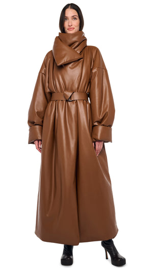 HIGH COLLAR OVERSIZED BOYFRIEND SLEEPING BAG COAT #13 Thumbnail