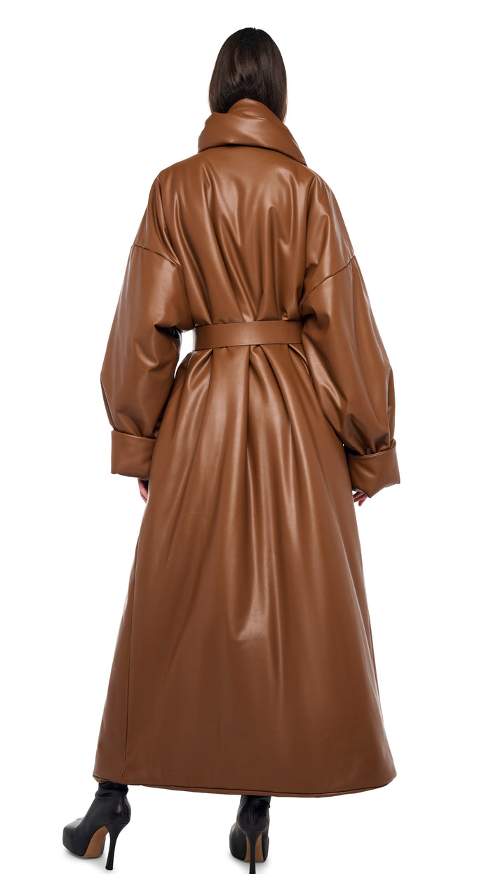 HIGH COLLAR OVERSIZED BOYFRIEND SLEEPING BAG COAT #4