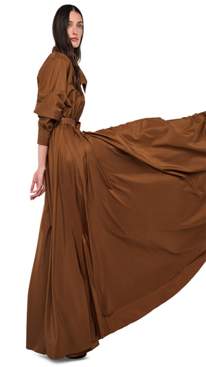 OVERSIZED NK FLARED GOWN WITH BOW #4 Thumbnail