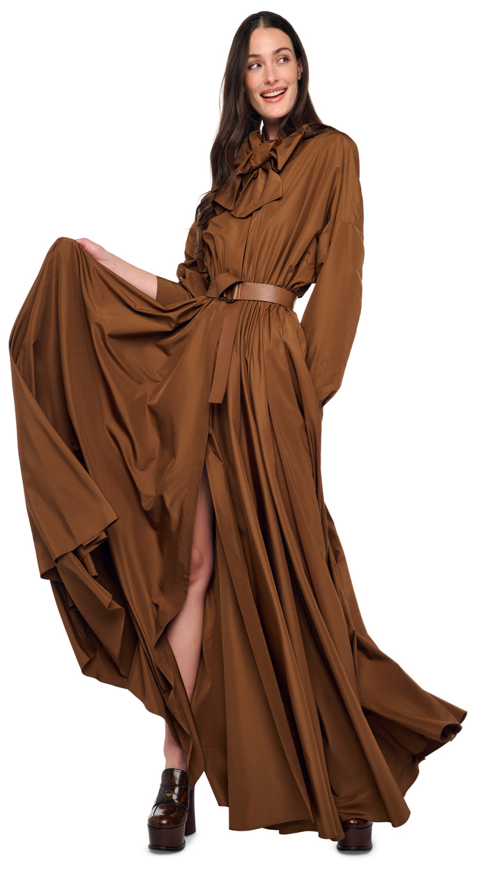 OVERSIZED NK FLARED GOWN WITH BOW #5
