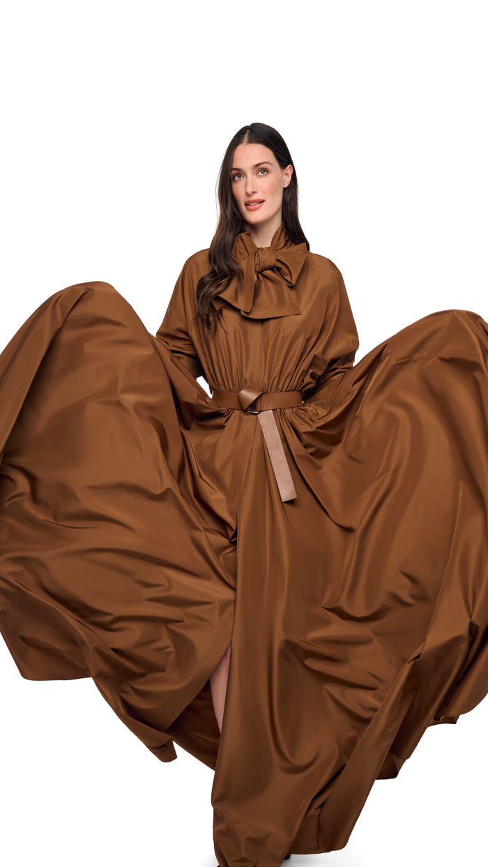 OVERSIZED NK FLARED GOWN WITH BOW #6