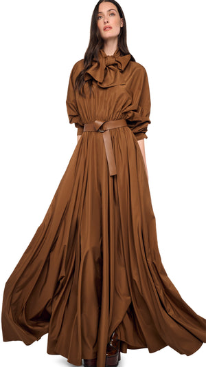 OVERSIZED NK FLARED GOWN WITH BOW #1 Thumbnail