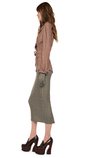 FLAT FRONT STRAIGHT SKIRT TO MIDCALF #3 Thumbnail