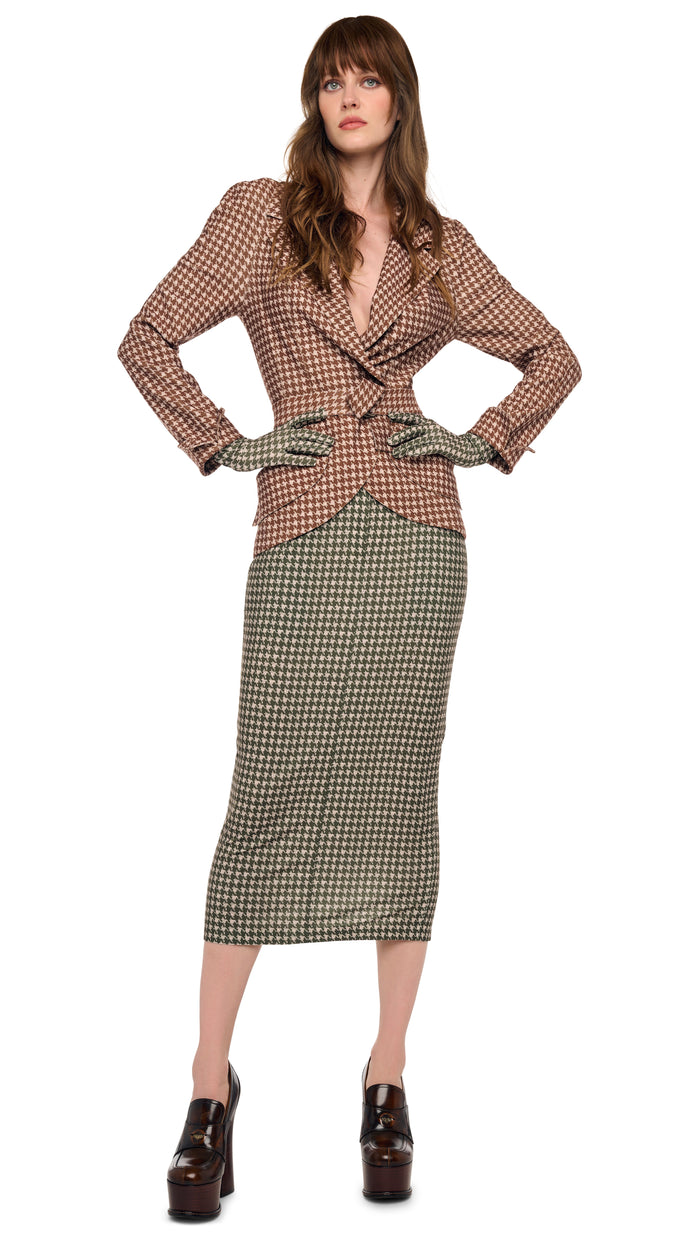 FLAT FRONT STRAIGHT SKIRT TO MIDCALF #7