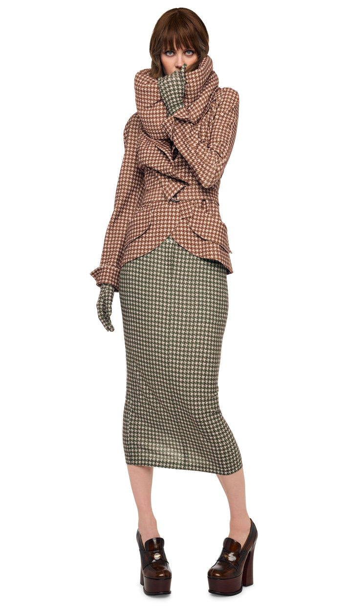 FLAT FRONT STRAIGHT SKIRT TO MIDCALF #1