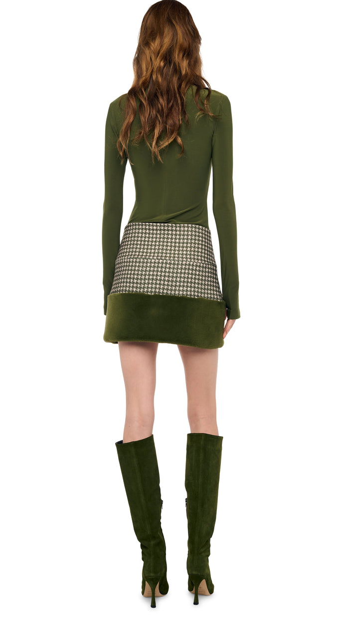 STRAIGHT MINI SKIRT WITH COMBO #11