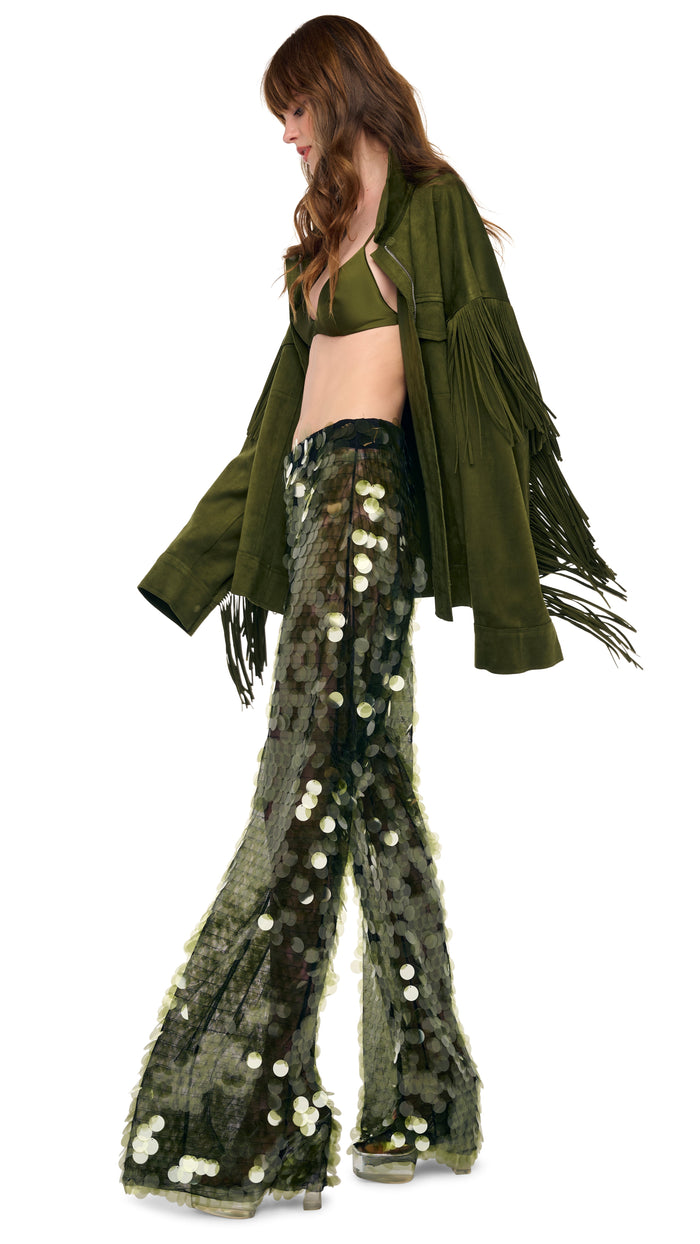 FRINGE OVERSIZED JEAN JACKET #10