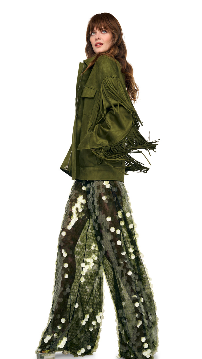 FRINGE OVERSIZED JEAN JACKET #11