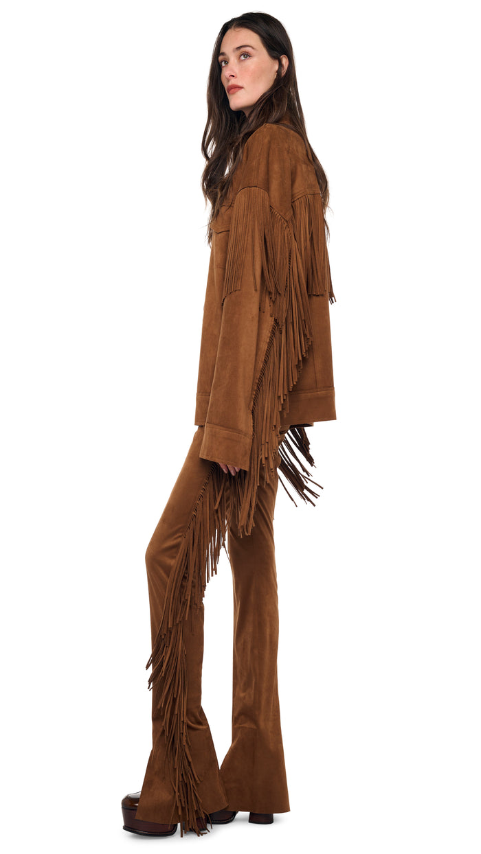 FRINGE OVERSIZED JEAN JACKET #3