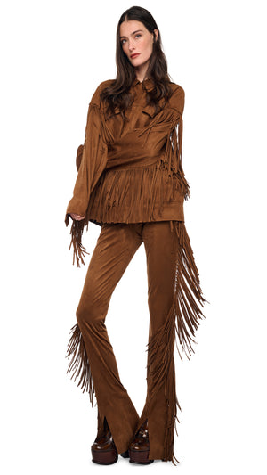 FRINGE OVERSIZED JEAN JACKET #8 Thumbnail