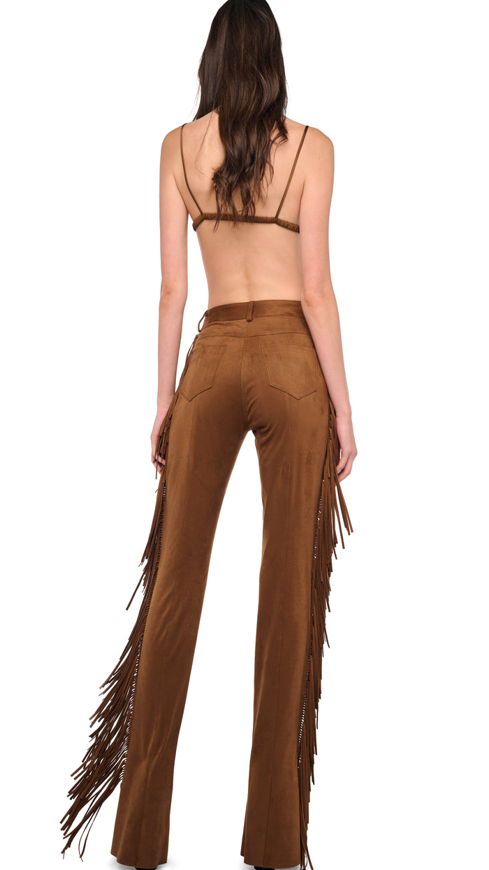 FRINGE SPAT JEANS #7
