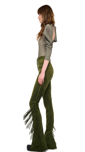 FRINGE SPAT JEANS #3 Thumbnail