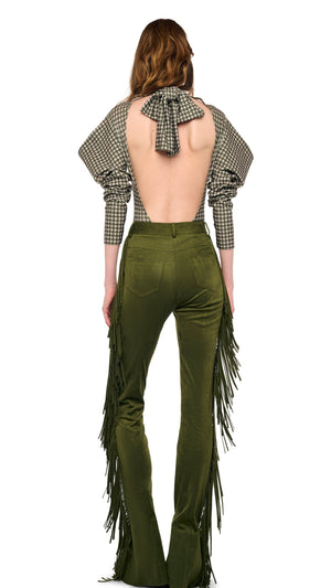FRINGE SPAT JEANS #4 Thumbnail