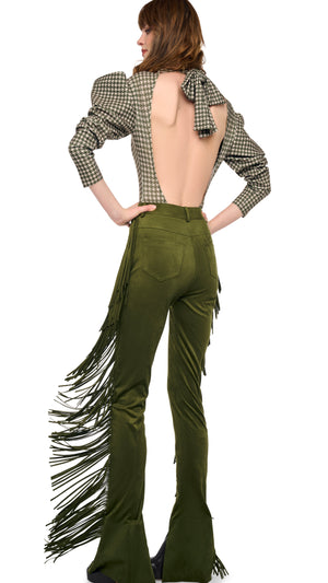 FRINGE SPAT JEANS #8 Thumbnail