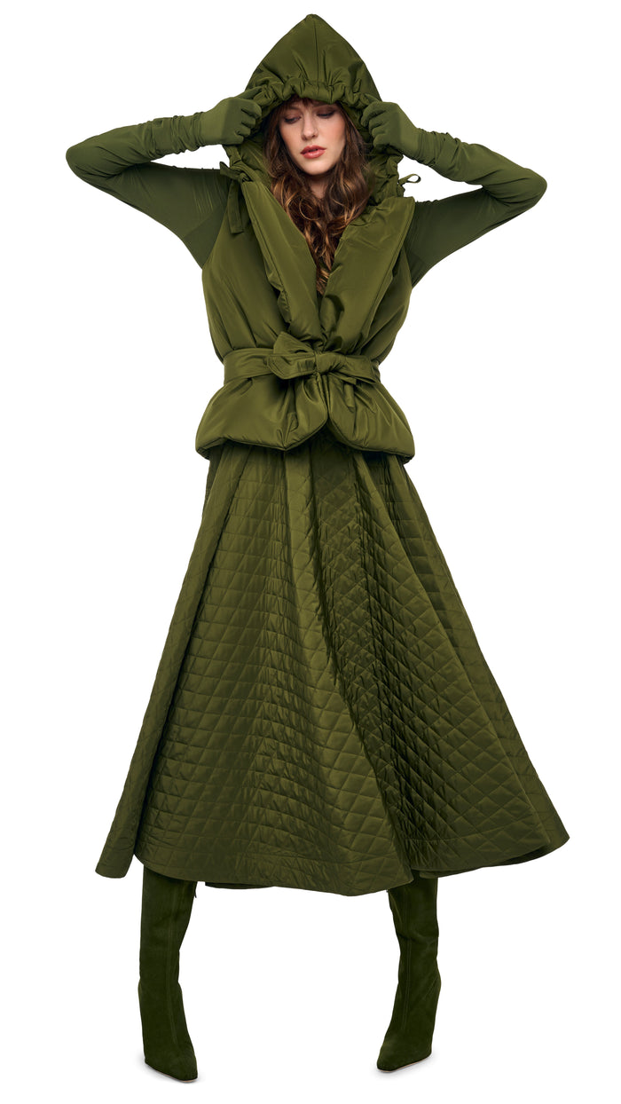 HOODED SLEEVELESS SLEEPING BAG VEST #1