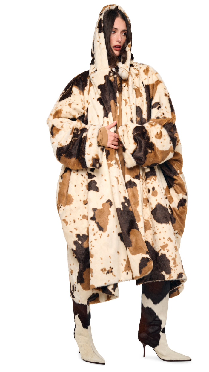 HOODED BLANKET SLEEPING BAG COAT #1