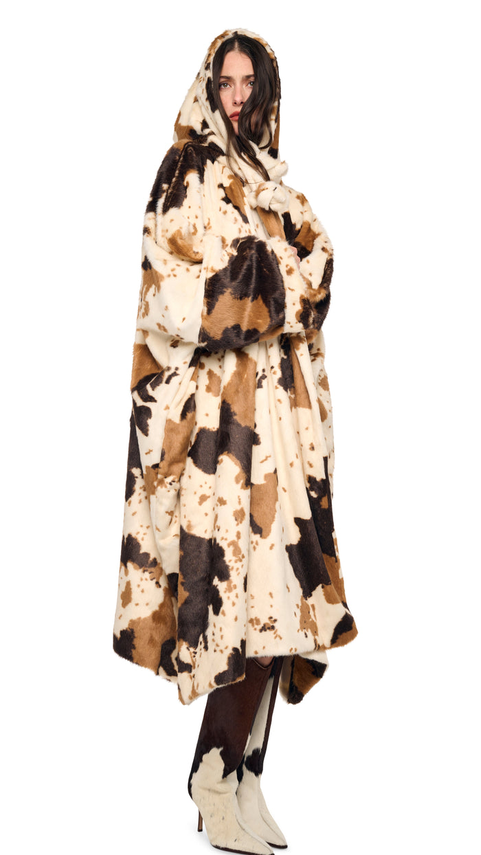 HOODED BLANKET SLEEPING BAG COAT #5