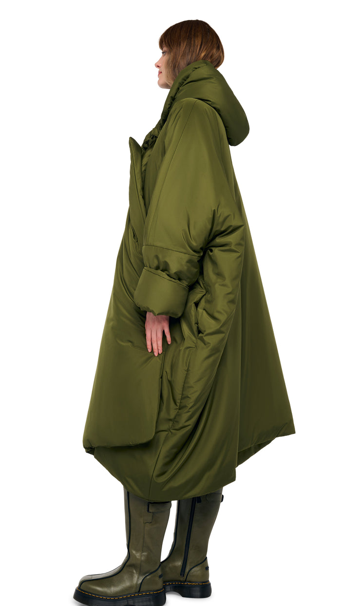 HOODED BLANKET SLEEPING BAG COAT #3