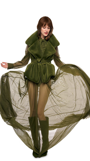 FLARED SKIRT TO FLOOR W/ PANTY #7 Thumbnail