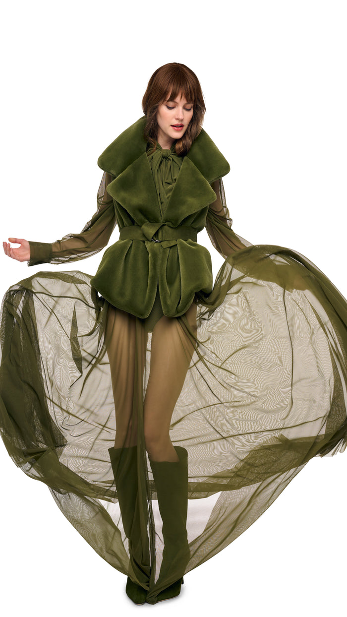 FLARED SKIRT TO FLOOR W/ PANTY #7