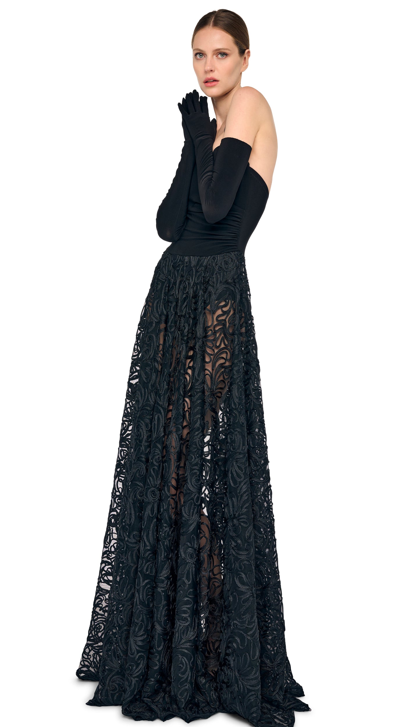 green emerald velvet dress Romantic Flare Maxi Dress Pink