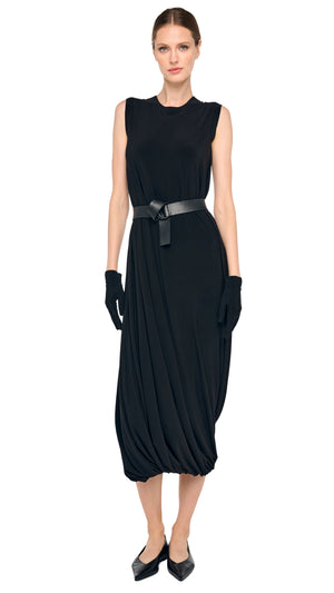 SLEEVELESS TWIST MIDCALF DRESS #4 Thumbnail
