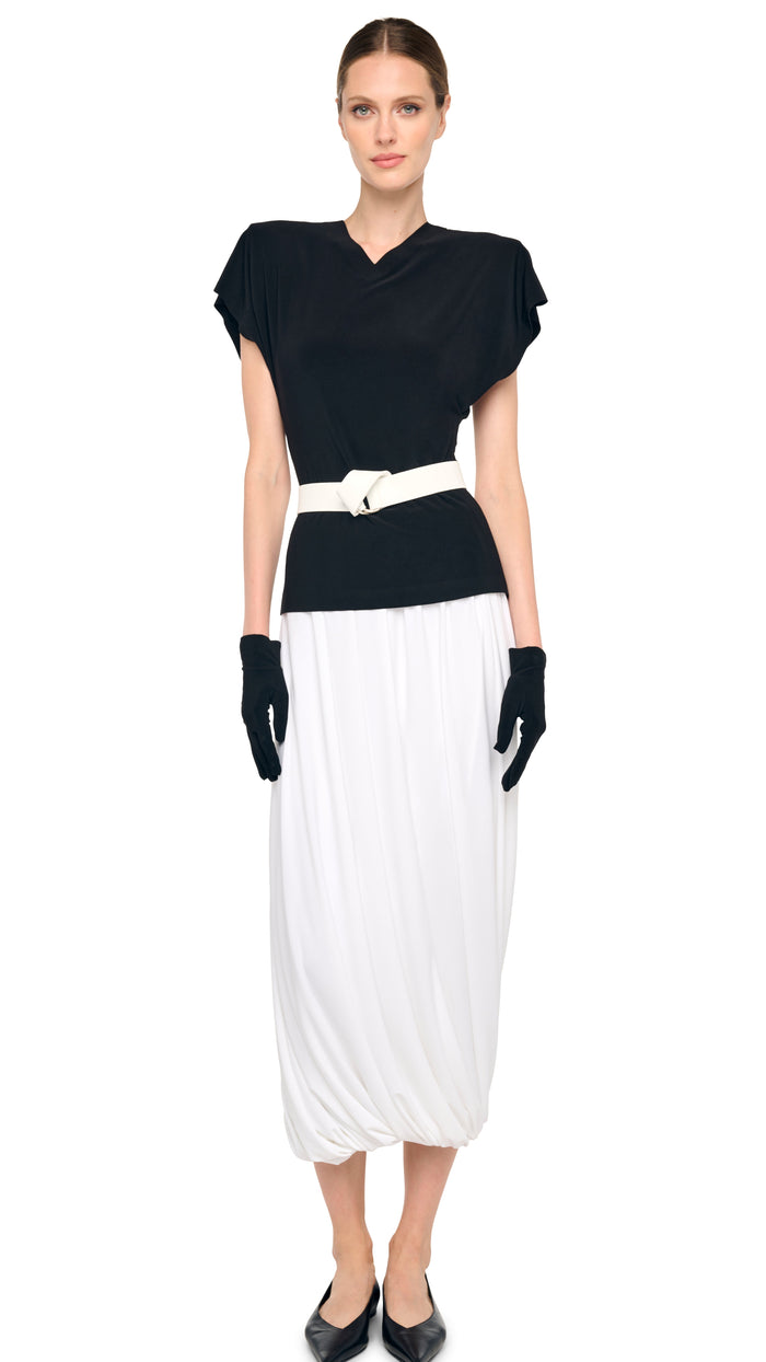TWIST MIDCALF SKIRT #4