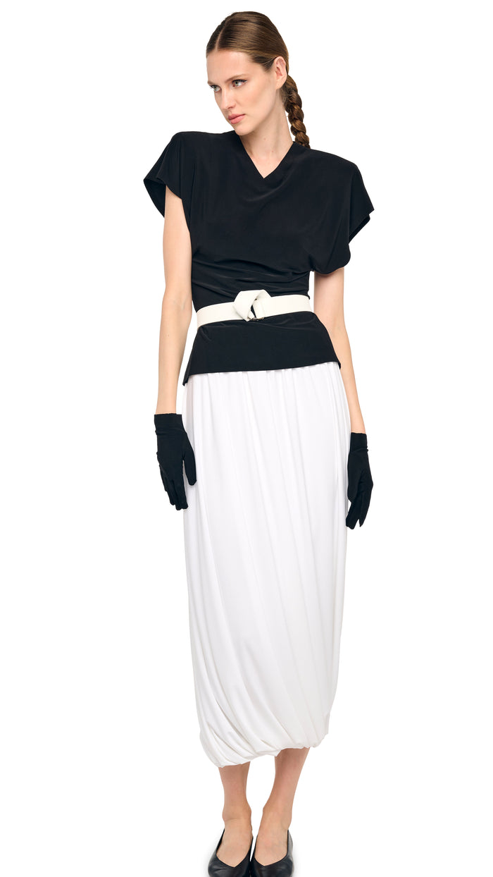 TWIST MIDCALF SKIRT #6