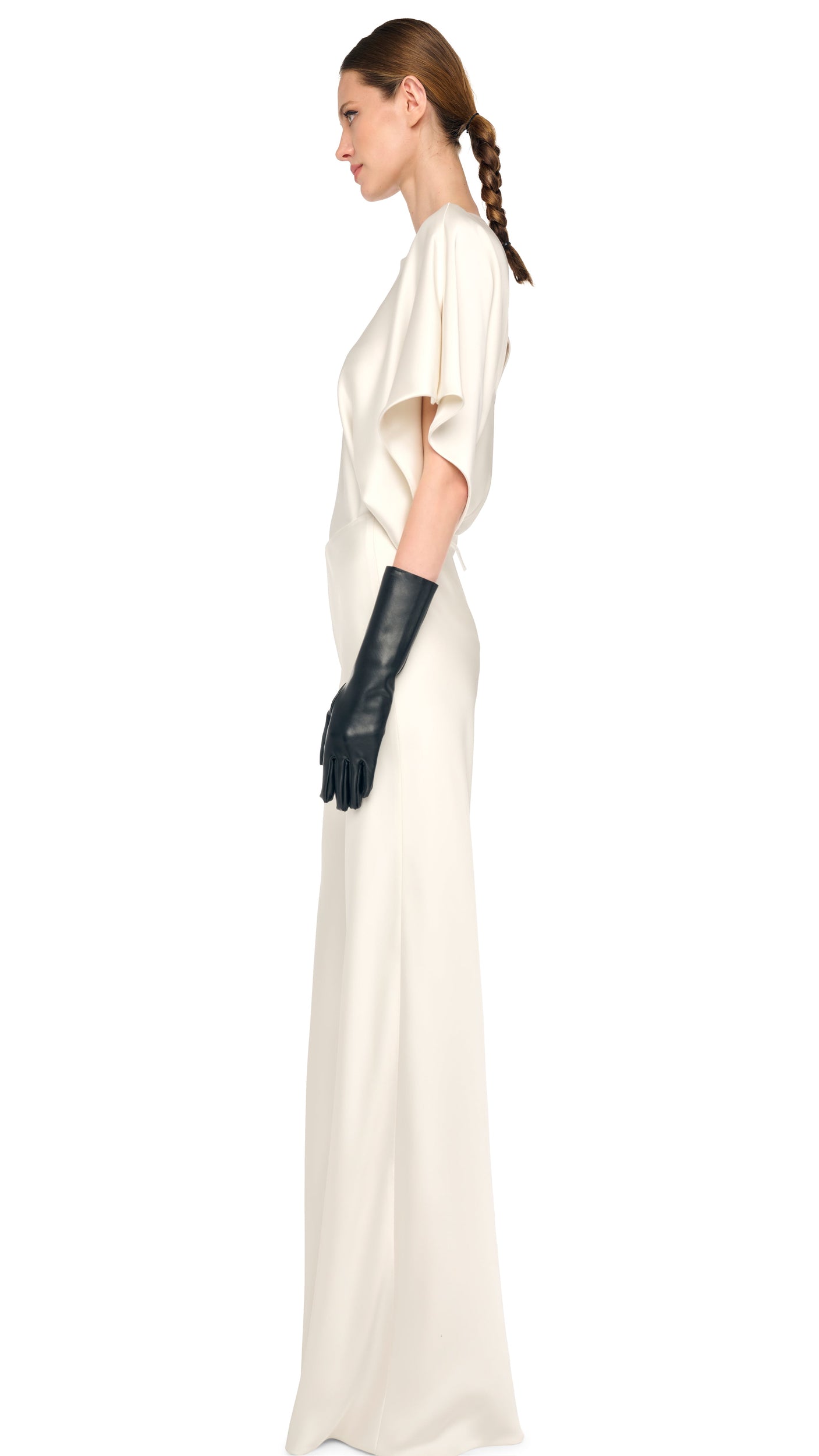REVERSE OBIE BODYSUIT – Porcelain – Norma Kamali
