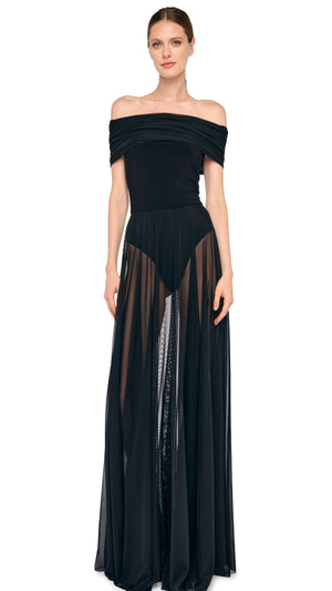 COWL COMBO FLARED GOWN #1 Thumbnail