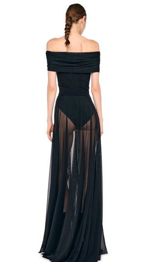 COWL COMBO FLARED GOWN #3 Thumbnail