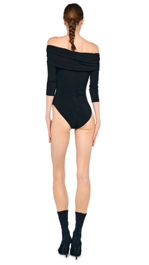 3/4 SLEEVE COWL BODYSUIT #3 Thumbnail