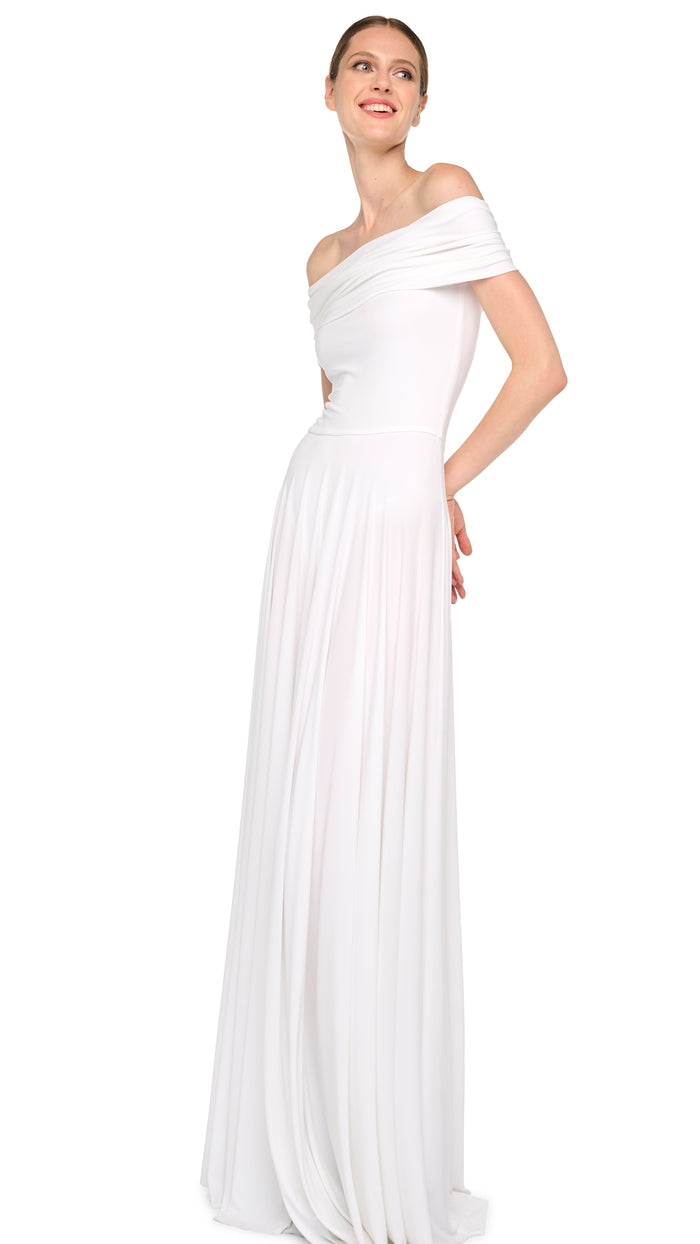 COWL FLARED GOWN #5