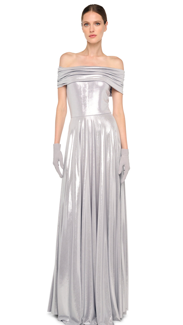 COWL FLARED GOWN #5