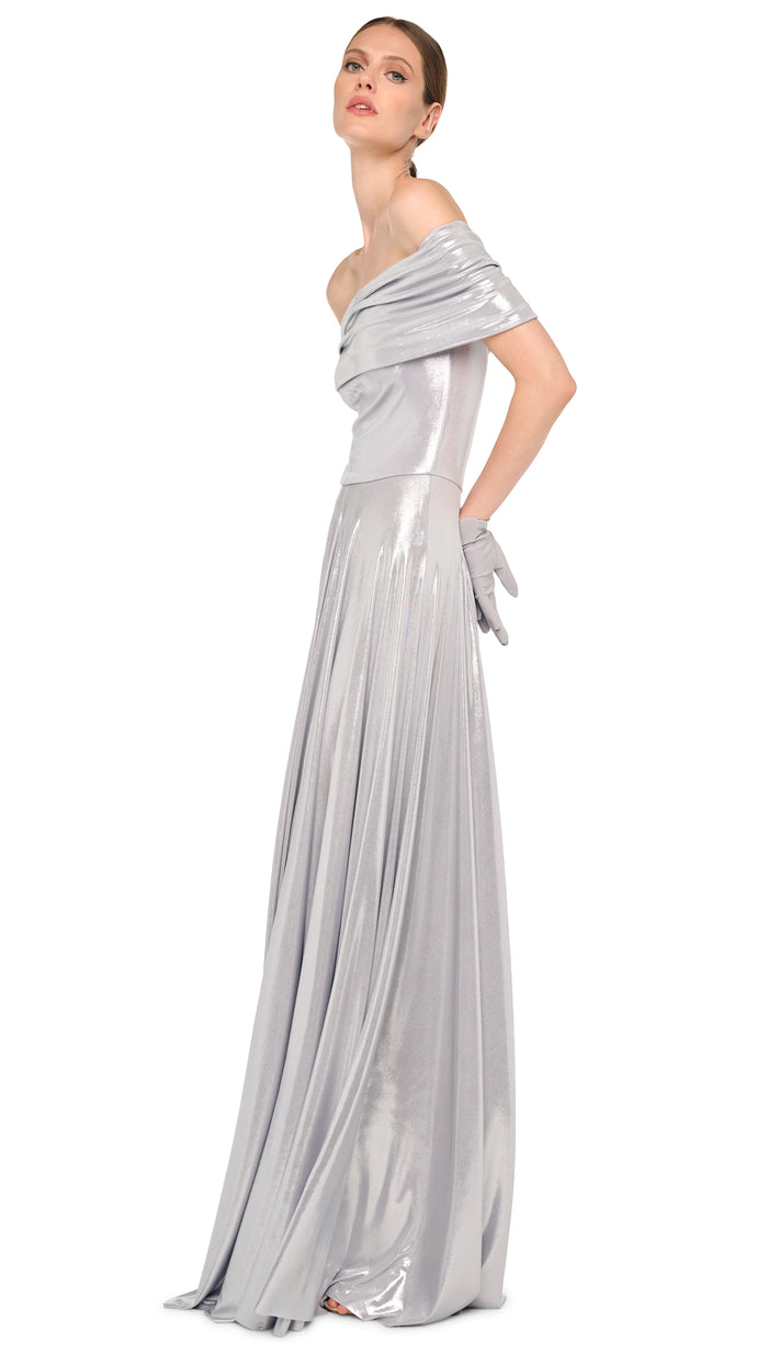 COWL FLARED GOWN #6