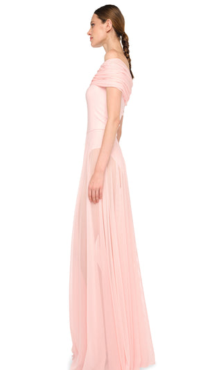 COWL COMBO FLARED GOWN #2 Thumbnail